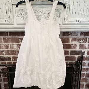 SOPHIE MAX COTTON EMBROIDERY DRESS with liner, Size M